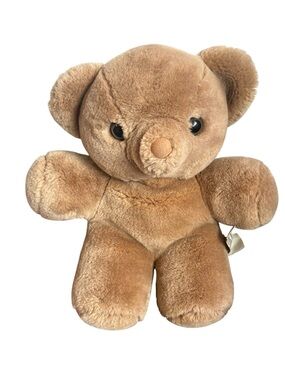 3/$25 Ganz Bros Heritage Collection Brown Teddy Bear Plush Korea Vintage 14”